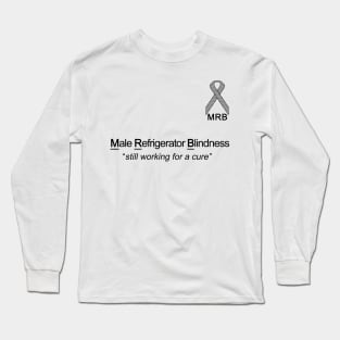 Male Refrigerator Blindness Long Sleeve T-Shirt